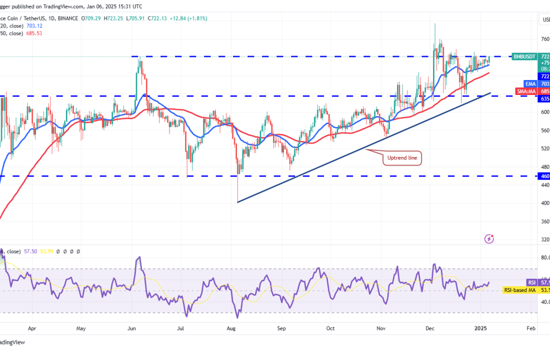 لورس :تحلیل بایننس کوین (BNB) امروز ۱۸ دی ۱۴۰۳ 