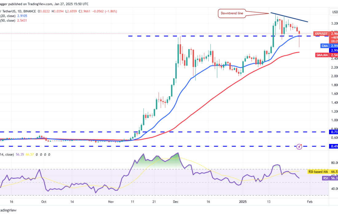 لورس :تحلیل ریپل امروز ۹ بهمن ۱۴۰۳
