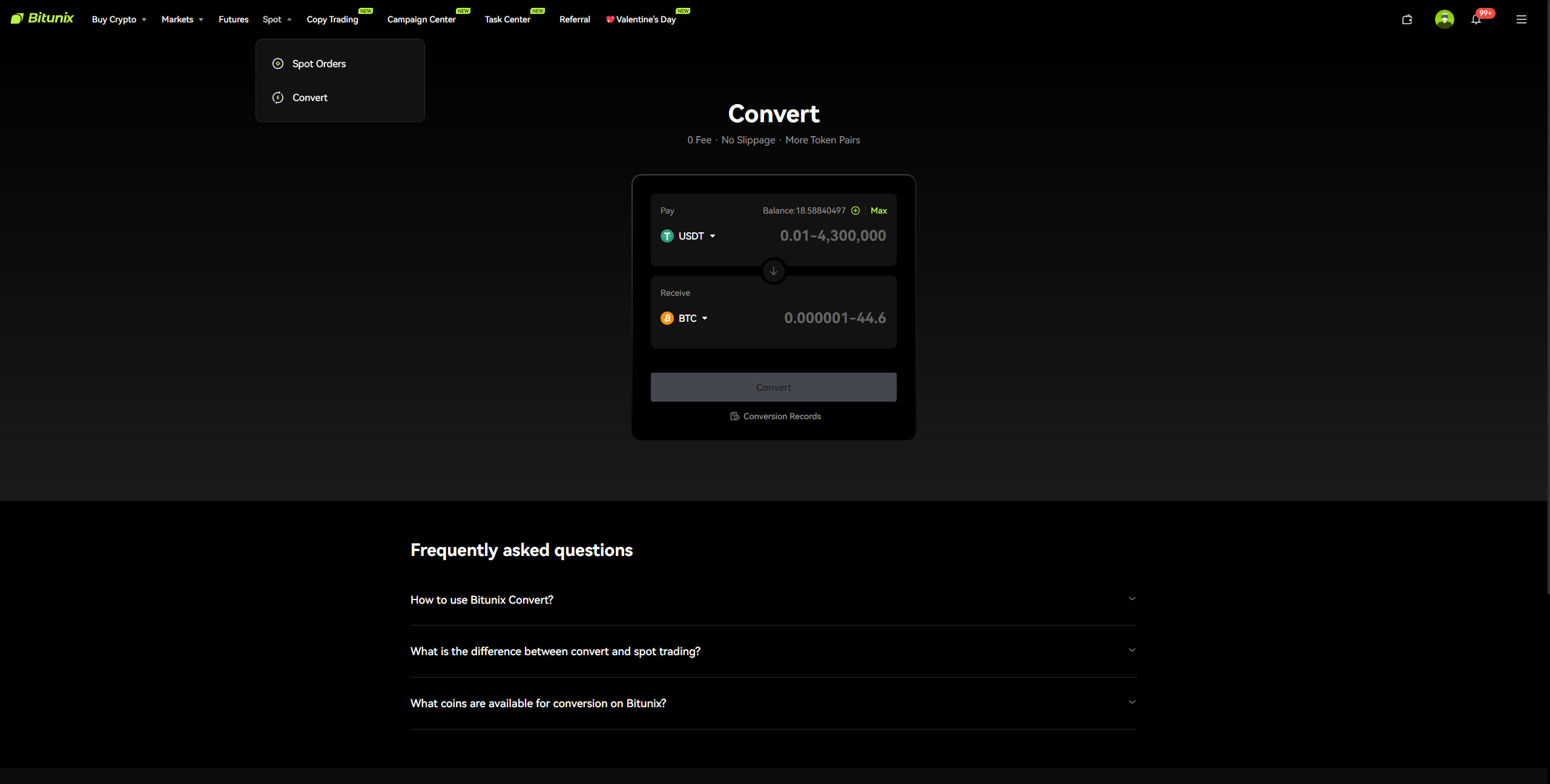 صرافی بیت یونیکس