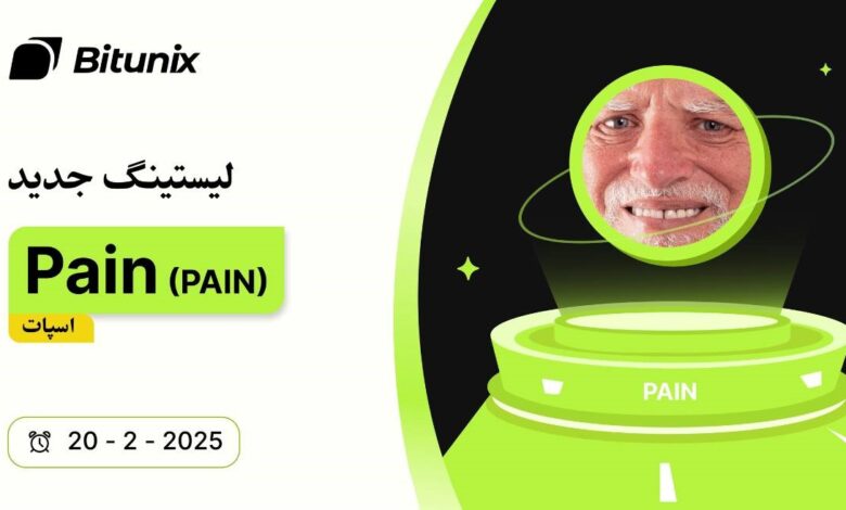 لورس :بیت یونیکس PAIN را لیست کرد، میم‌کوین پدیده‌ای که تنها در ۲ روز مبلغ خیره‌کننده ۳۹.۲ میلیون دلار جذب کرد