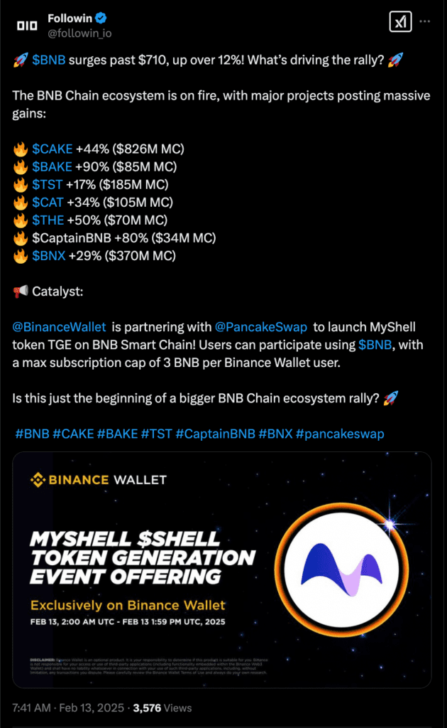 بررسی عوامل موثر بر رشد ۱۵ درصدی بایننس کوین؛ آیا BNB به ۹۷۰ دلار می‌رسد؟