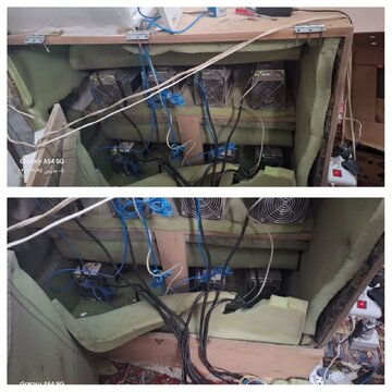 لورس :کشف و جمع آوری ۷ دستگاه رمز ارز غیرمجاز در شهرستان سلسله