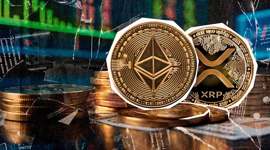 ریپل در کمین اتریوم؛ آیا ETH جایگاه دوم بازار را از دست می‌دهد؟