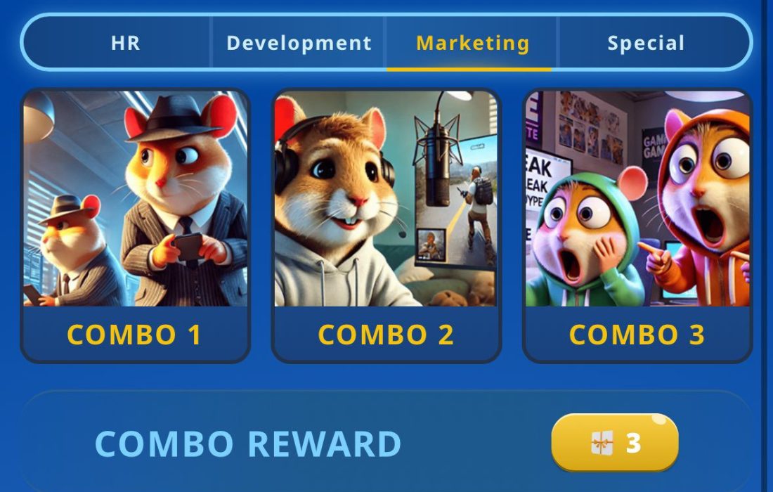 لورس :کارت های امروز همستر کامبت ۱۵ اسفند (بازی جدید Hamster GameDev)