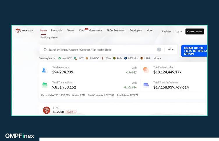 ترون اسکن چیست؟ کاوشگر بلاک‌ چین ترون برای پیگیری تراکنش‌ها و قراردادهای هوشمند