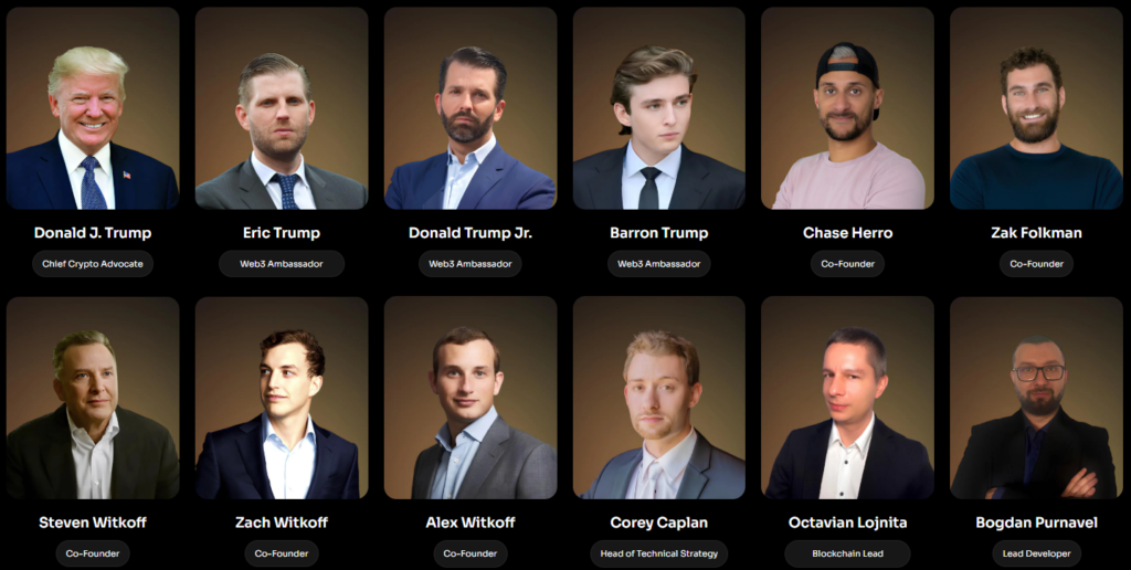 بنیانگذاران WLFI