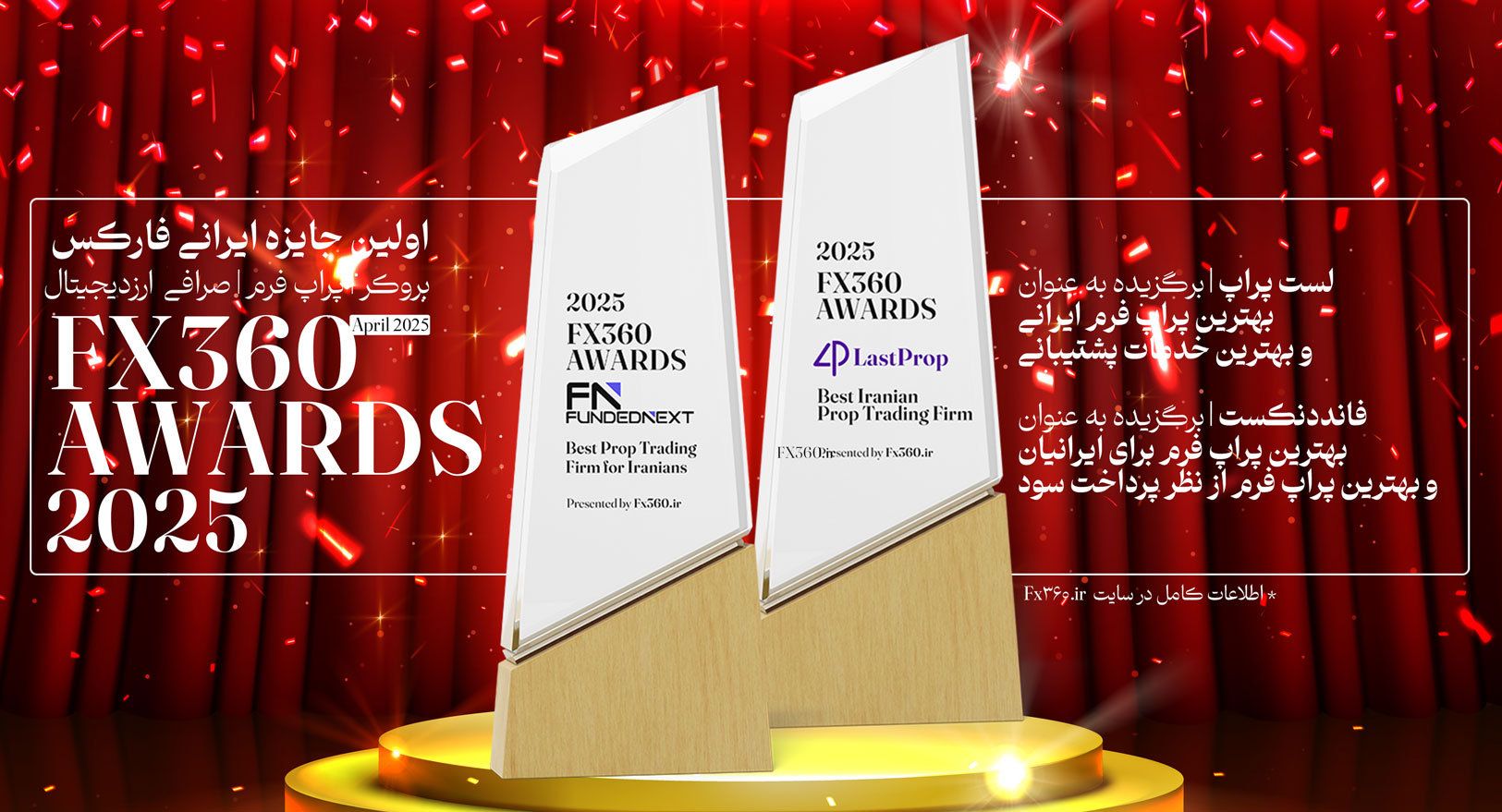 لست پراپ و فانددنکست بهترین پراپ برای ایرانیان در جایزه فارکس 360 - فارکس 360