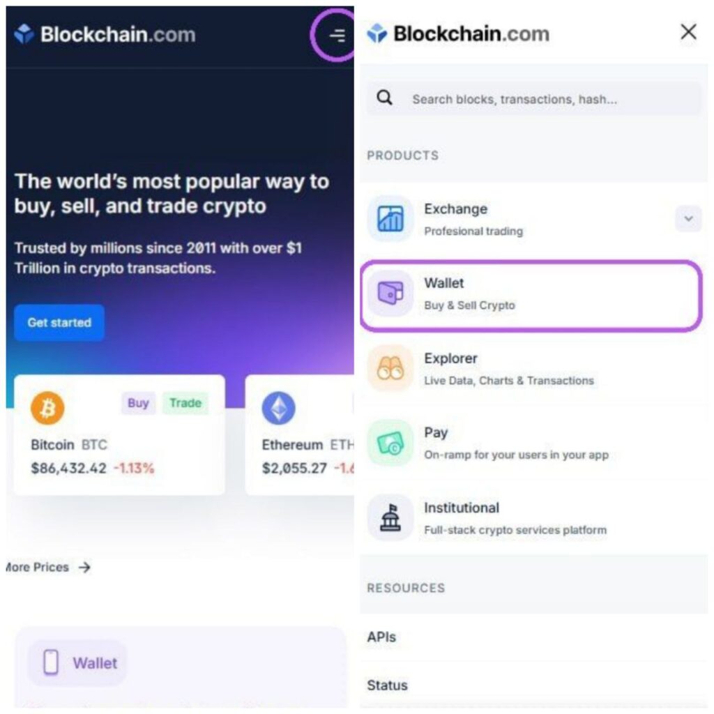 ساخت کیف پول بلاکچین