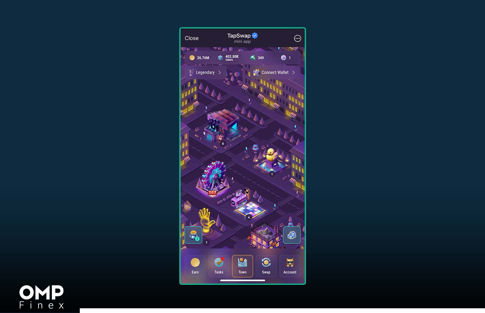 Tappy Town یا شهر مجازی در تپ سواپ