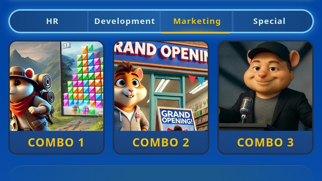 کارت های امروز همستر کامبت ۳۰ فروردین (بازی جدید Hamster GameDev)