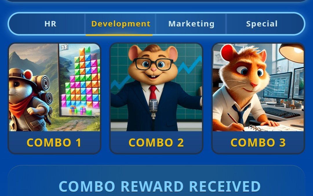 لورس :کارت های امروز همستر کامبت ۶ اردیبهشت (بازی جدید Hamster GameDev)