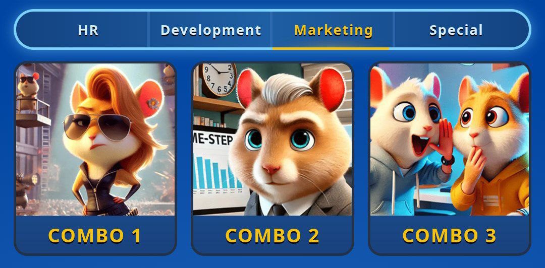 لورس :کارت های امروز همستر کامبت ۲۰ فروردین (بازی جدید Hamster GameDev)