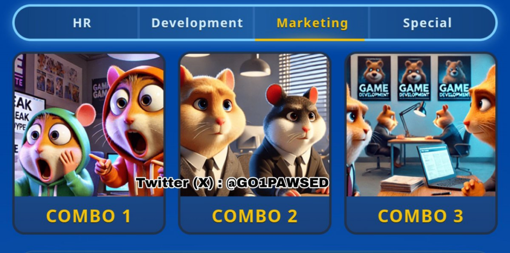 لورس :کارت های امروز همستر کامبت ۲۲ فروردین (بازی جدید Hamster GameDev)