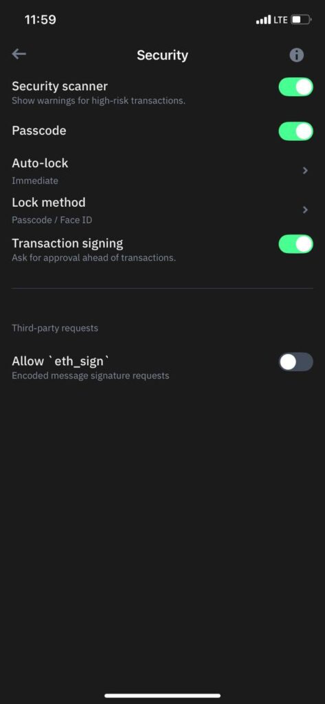 امنیت کیف پول تراست ولت