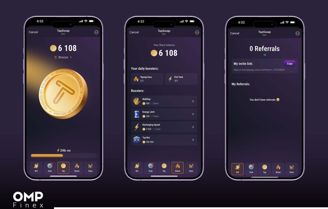 لورس :تپ سواپ چیست؟ آشنایی با بازی و ارز دیجیتال tap swap