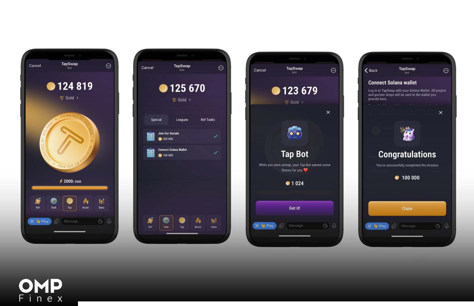 تپ سواپ چیست؟ آشنایی با بازی و ارز دیجیتال tap swap