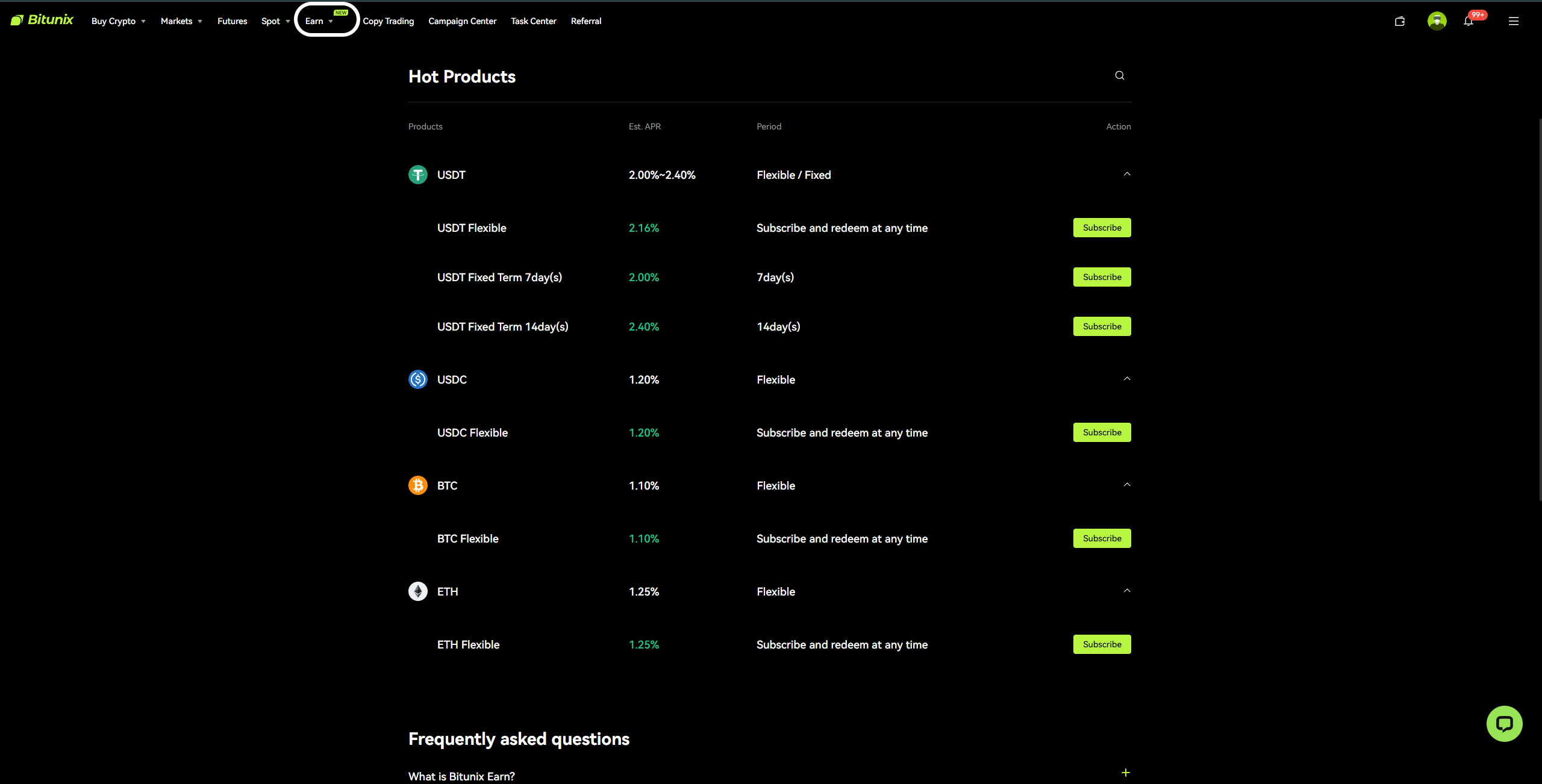 کسب درآمد صرافی بیت یونیکس