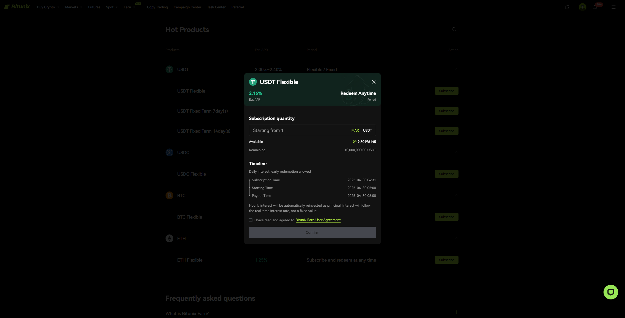 کسب درآمد صرافی بیت یونیکس