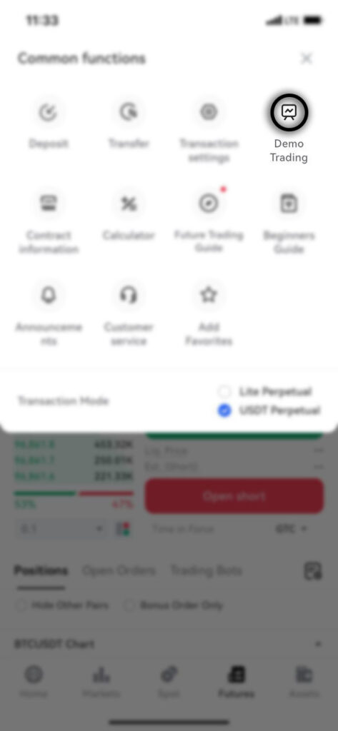 دموترید اپلیکیشن Toobit