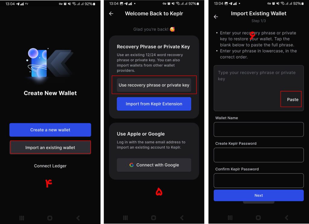 آموزش انتقال توکن DYDX از اتریوم به شبکه اصلی dydx Chain