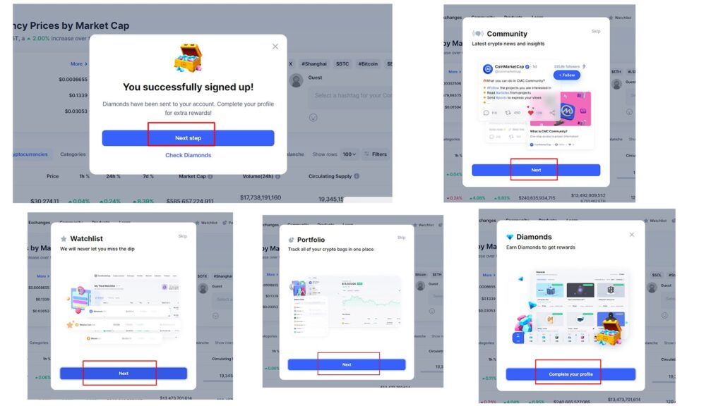 کوین مارکت کپ راهنما