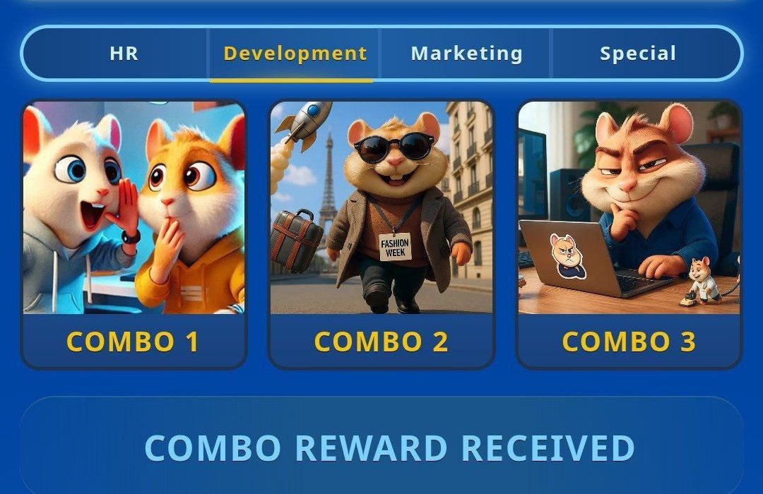 لورس :کارت های امروز همستر کامبت ۱۷ اردیبهشت (بازی جدید Hamster GameDev)