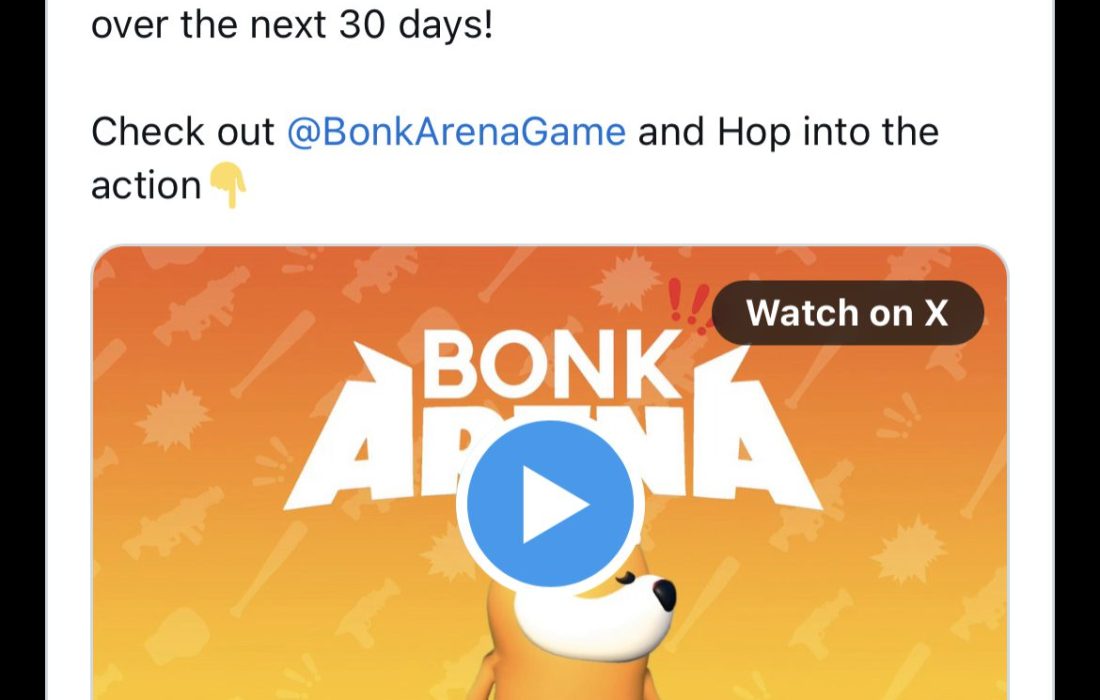 لورس :‏Bonk Arena اولین بازی رسمی میم‌کوین Bonk لانچ شد؛ درآمد دلاری به سبک سولانا!