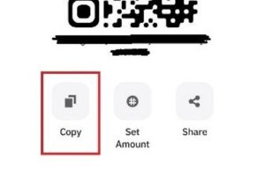 روی گزینه کپی کلیک کنید
